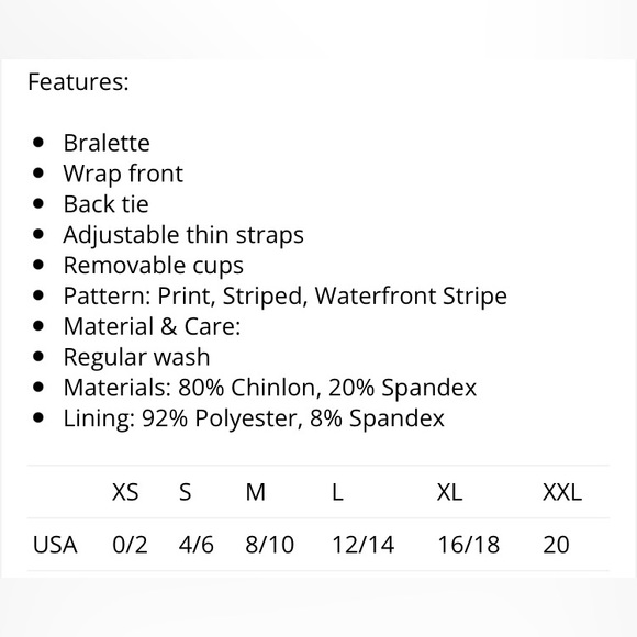 Cupshe Waterfront stripe wrap around multicolored bikini size small - Picture 5 of 14